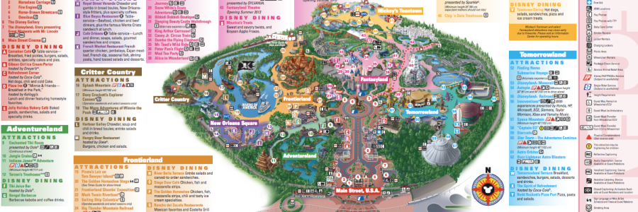 Mapa Disneyland